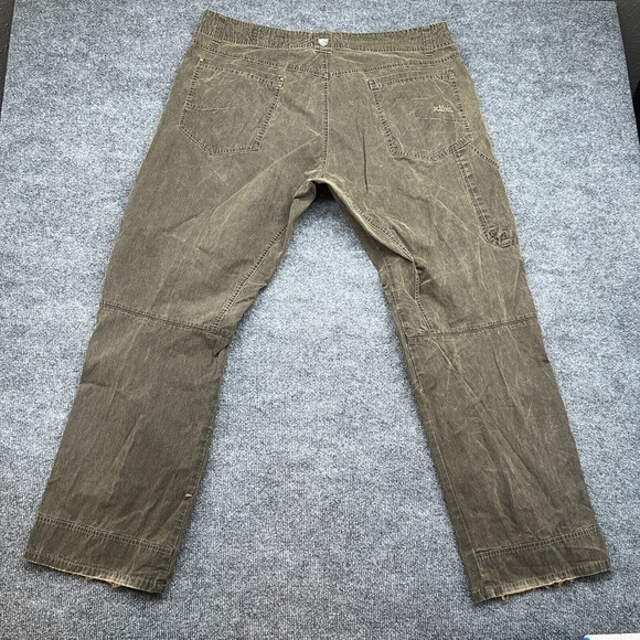 Kuhl Pants Mens 40x32 Brown Revolvr Vintage Patina Dye Chino Hiking Stretch - Picture 11 of 16